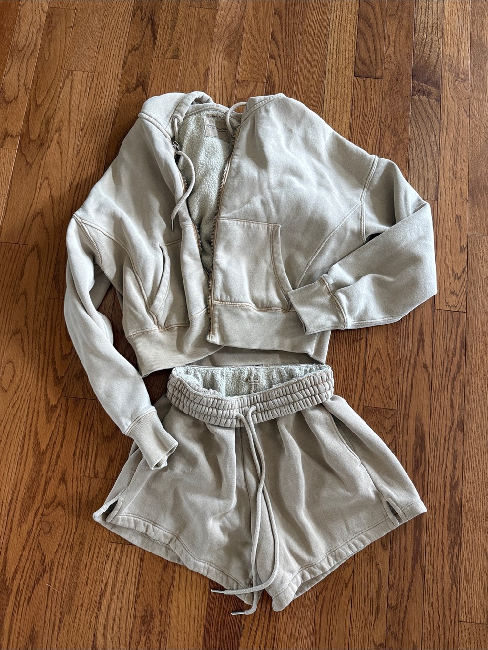 Abercrombie jacket and short set